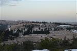 Jerusalem on a snowy day