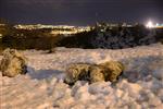 Jerusalem on a snowy day