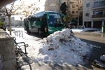 Jerusalem on a snowy day