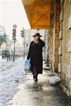 Jerusalem on a snowy day