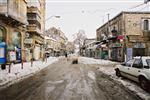 Jerusalem on a snowy day