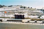 Jerusalem on a snowy day