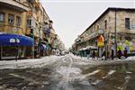 Jerusalem on a snowy day