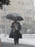 Jerusalem on a snowy day