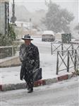 Jerusalem on a snowy day