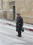 Jerusalem on a snowy day