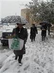 Jerusalem on a snowy day