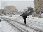 Jerusalem on a snowy day