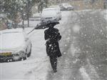 Jerusalem on a snowy day