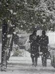 Jerusalem on a snowy day