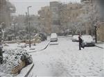 Jerusalem on a snowy day