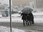 Jerusalem on a snowy day