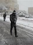 Jerusalem on a snowy day