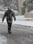 Jerusalem on a snowy day