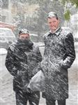 Jerusalem on a snowy day