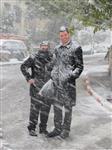 Jerusalem on a snowy day