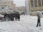 Jerusalem on a snowy day