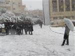 Jerusalem on a snowy day