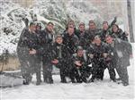 Jerusalem on a snowy day