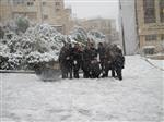 Jerusalem on a snowy day