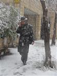 Jerusalem on a snowy day