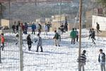 Jerusalem on a snowy day