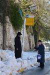 Jerusalem on a snowy day