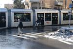 Jerusalem on a snowy day