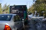 Jerusalem on a snowy day
