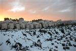 Jerusalem on a snowy day