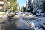 Jerusalem on a snowy day