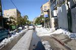 Jerusalem on a snowy day