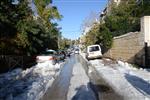 Jerusalem on a snowy day