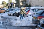 Jerusalem on a snowy day