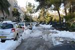 Jerusalem on a snowy day