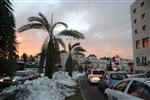 Jerusalem on a snowy day