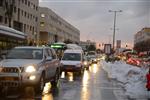 Jerusalem on a snowy day