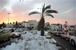 Jerusalem on a snowy day