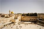 Western Wall with a magical vintage effect
