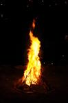 a bonfire on lag ba&#39;omer night