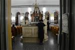 Jews pray in a synagogue in Jerusalem