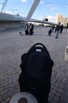 Yeshiva students by way of public transportation in Jerusalem