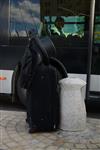 Yeshiva students by way of public transportation in Jerusalem