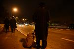 Yeshiva students by way of public transportation in Jerusalem