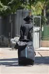 Yeshiva students by way of public transportation in Jerusalem