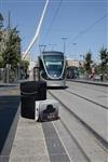 Yeshiva students by way of public transportation in Jerusalem