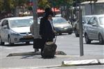 Yeshiva students by way of public transportation in Jerusalem