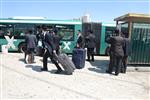 Yeshiva students by way of public transportation in Jerusalem