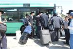 Yeshiva students by way of public transportation in Jerusalem