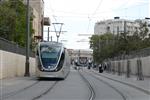 Yeshiva students by way of public transportation in Jerusalem